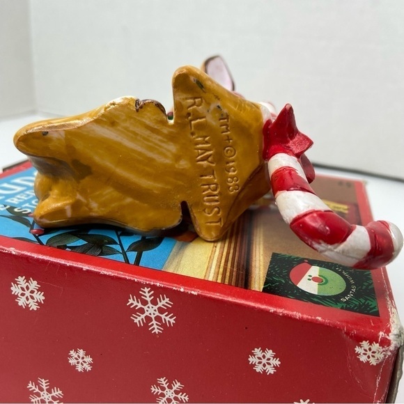 Kurt Adler Stocking Hanger Rudolph The Red-Nosed Reindeer 1983 Santas World - Picture 8 of 14